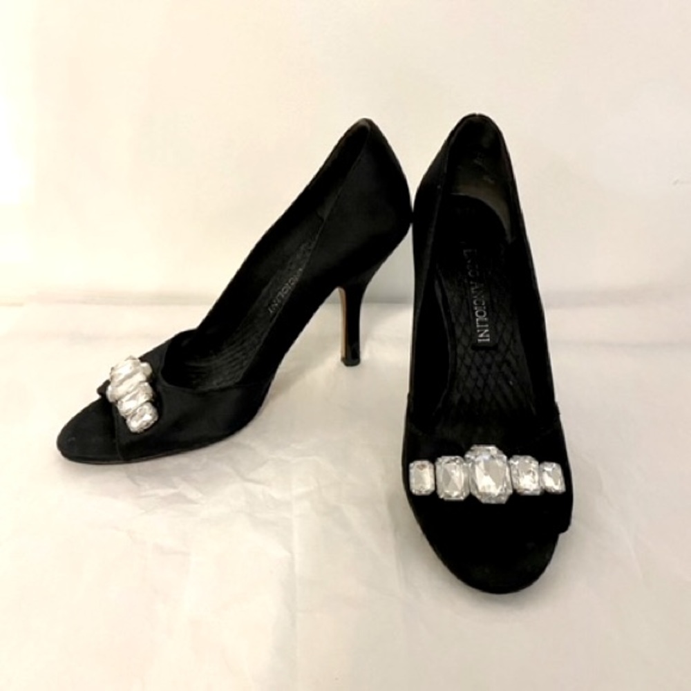 Authentic Enzo Angiolini open toe heels